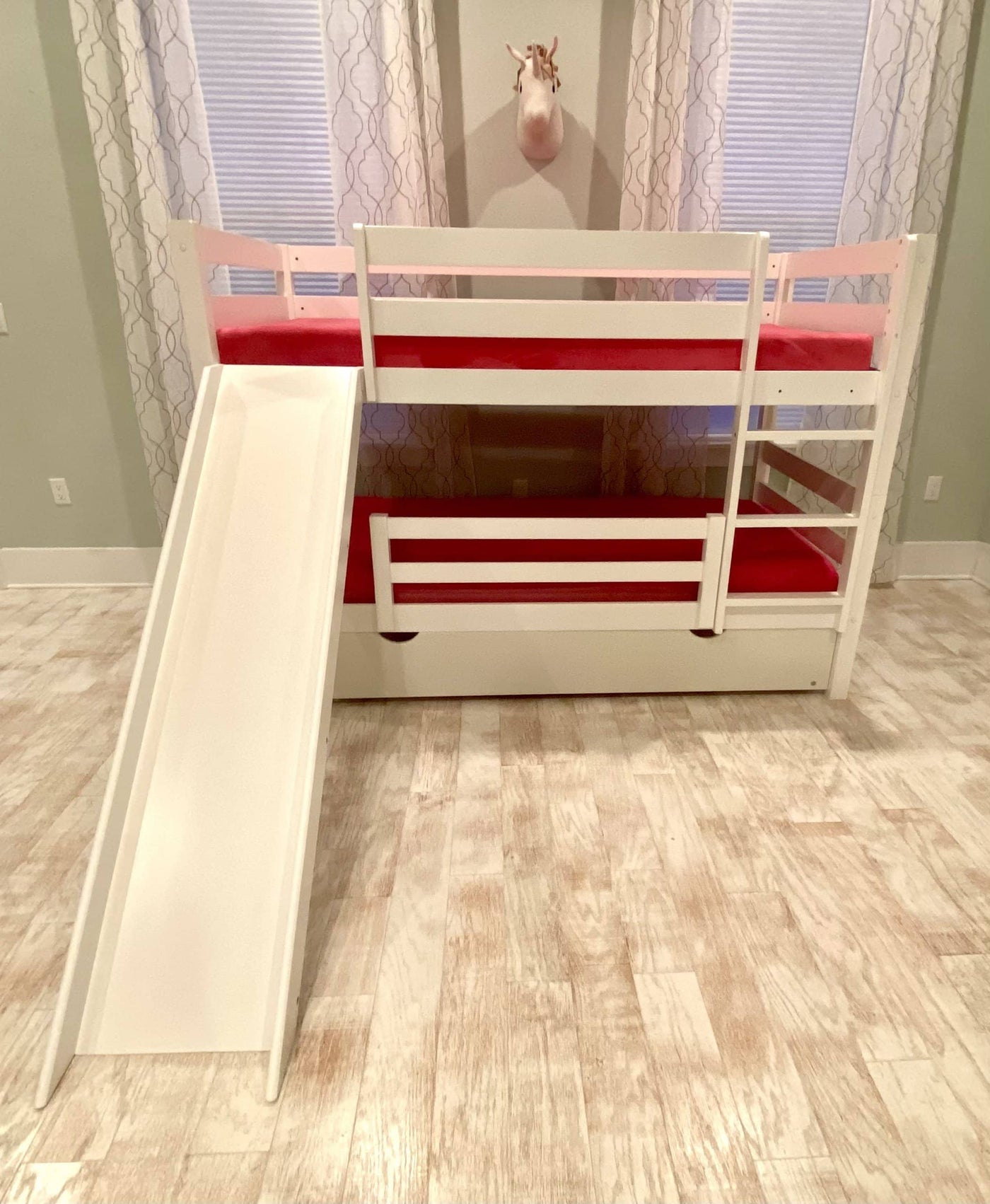 Olivia Bunk Bed with Slide Custom Kids Furniture