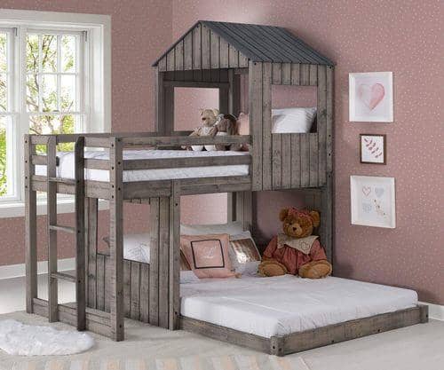 Rory Twin over Full Camp Out Bunk Bed Custom Kids Furniture