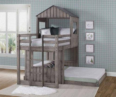 Rory Twin over Full Camp Out Bunk Bed Custom Kids Furniture