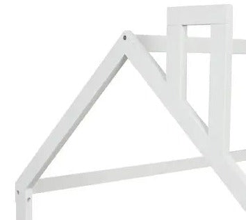 Sophia Toddler Floor Bed in White Custom Kids Furniture