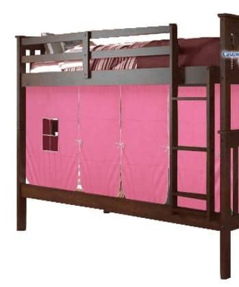 Stella Bunk Bed for Girls with Tent Custom Kids Furniture