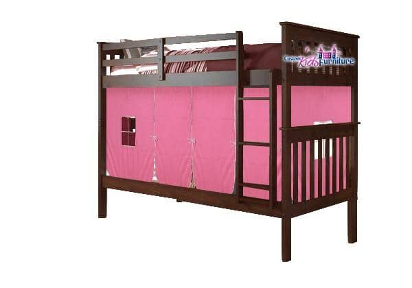 Stella Bunk Bed for Girls with Tent Custom Kids Furniture