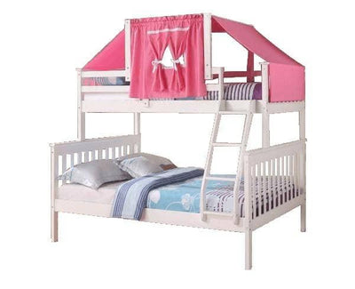 Taylor Tent Kit in Pink, White Wood Custom Kids Furniture