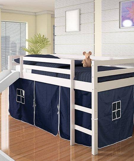 Thomas Twin Bed with Slide and Blue Tent Custom Kids Furniture