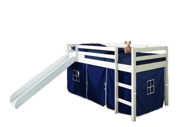 Thomas Twin Bed with Slide and Blue Tent Custom Kids Furniture