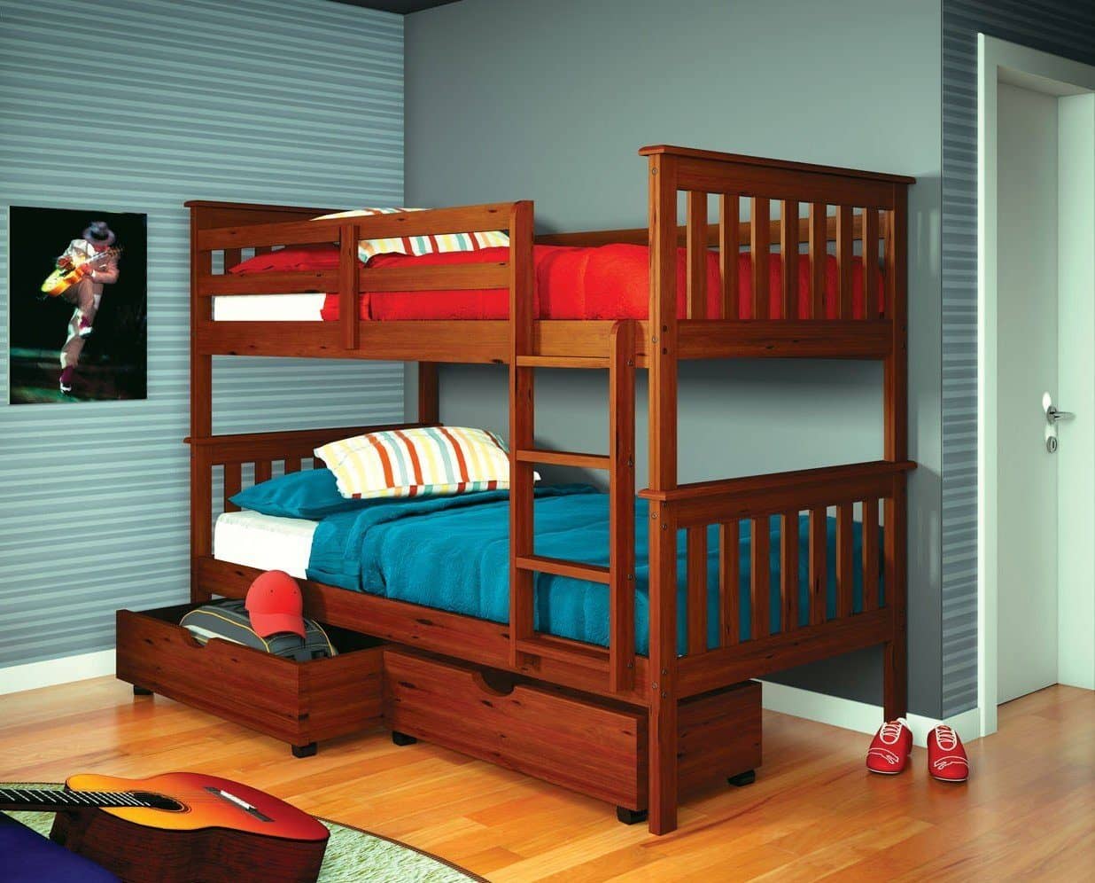 William Bunk Beds for Kids with Storage Custom Kids Furniture