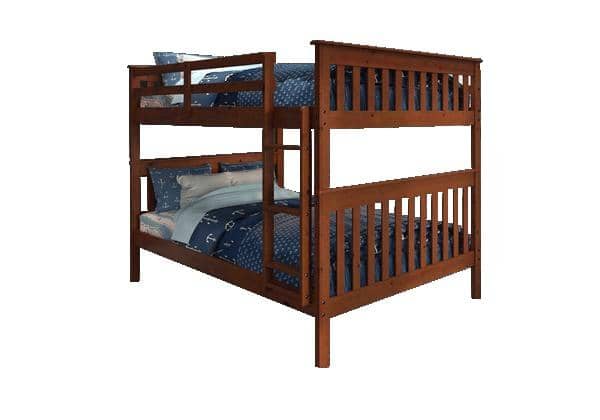 Zachary Full over Full Espresso Bunk Beds – Custom Kids Furniture