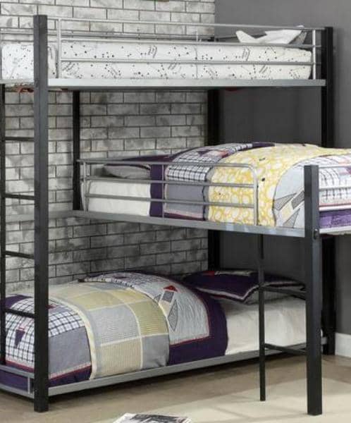Zak Three Bunk Bed Custom Kids Furniture