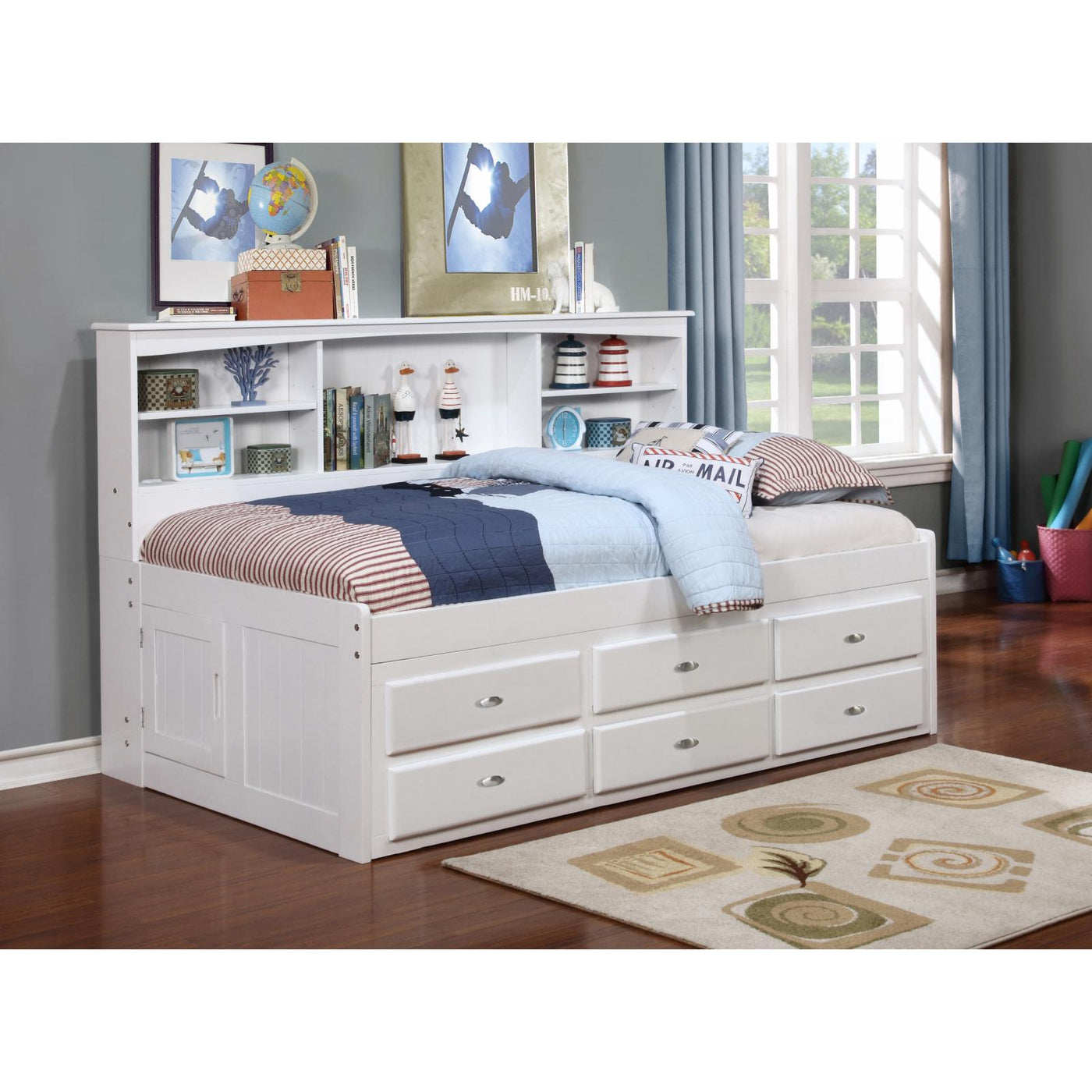 Mackenzie Bed with Drawers Custom Kids Furniture